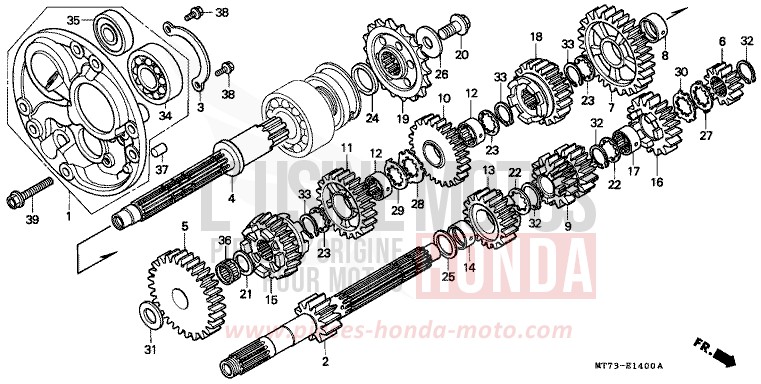 TRANSMISSION for NR NR RED (R175) from 1992