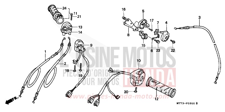 SWITCH/CABLE for NR NR RED (R175) from 1992