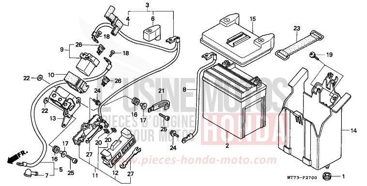 BATTERY for NR NR RED (R175) from 1992