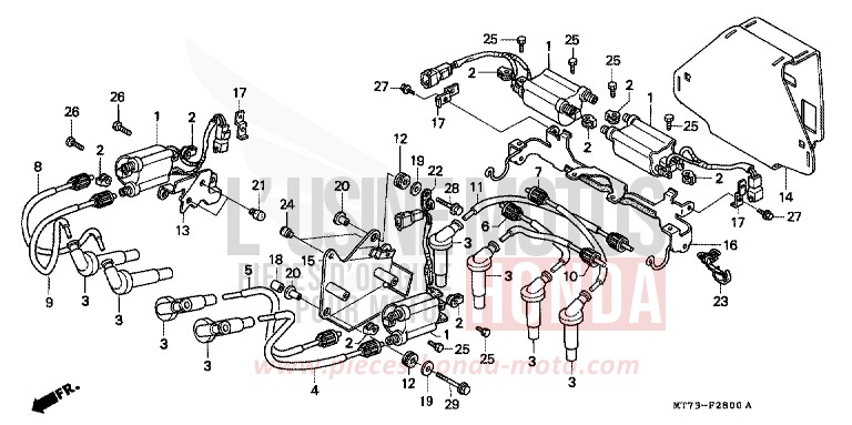 IGNITION COIL for NR NR RED (R175) from 1992