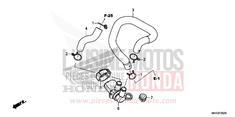 AIR INJECTION SOLENOID VALVE for CRF1000 PEARL GLARE WHITE (NHB53HB) from 2018