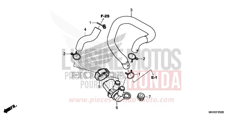 AIR INJECTION SOLENOID VALVE for CRF1000 DEGITAL SILVER METALLIC (NHA30D) from 2019