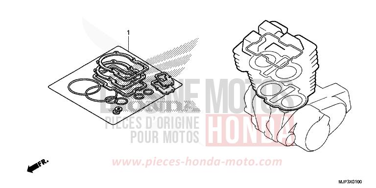 KIT GUARNIZIONI A per CRF1000 VICTORY RED (R334B) del 2016