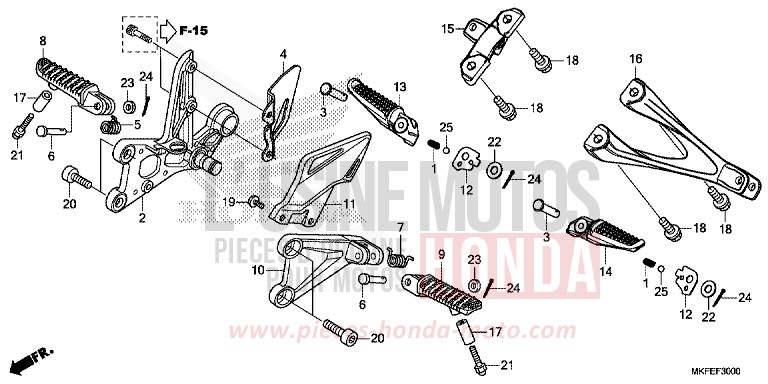 STEP for CBR1000RA GRAND PRIX RED (R380) from 2019