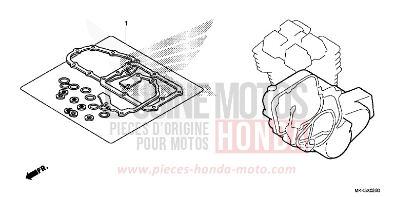 KIT GUARNIZIONI B per CRF1000 GRAND PRIX RED (R380B) del 2018