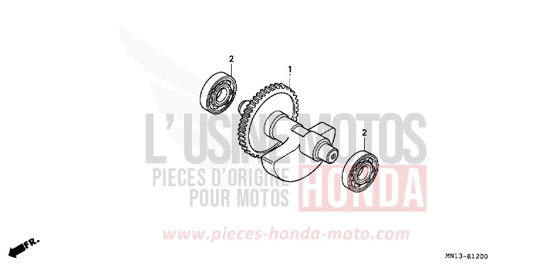 BILANCIERE per XR600R FIGHTING RED (R134) del 1993