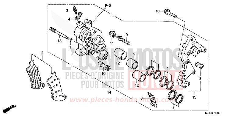 MACHOIRE DE FREIN AVANT D. for   from 