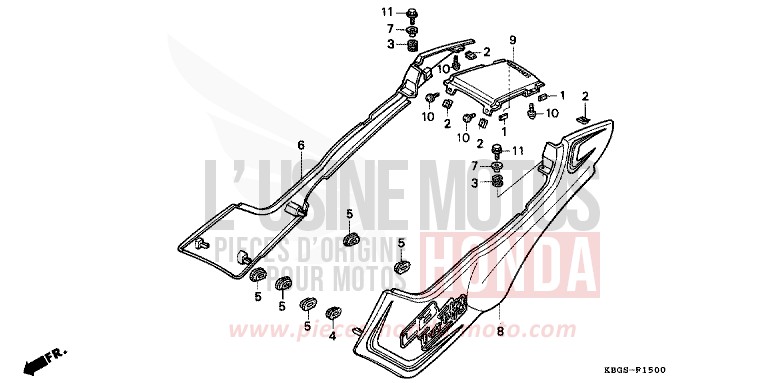 COUVERCLE LATERAL for   from 