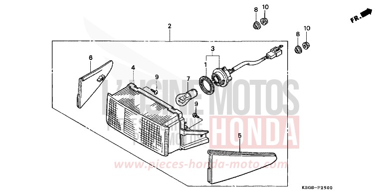 FEU ARRIERE for   from 