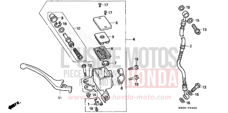 FREIN AVANT MAITRE-CYLINDRE for   from 