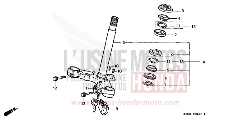 TIGE DE DIRECTION for   from 