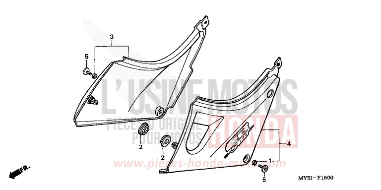 COUVERCLE LATERAL for   from 