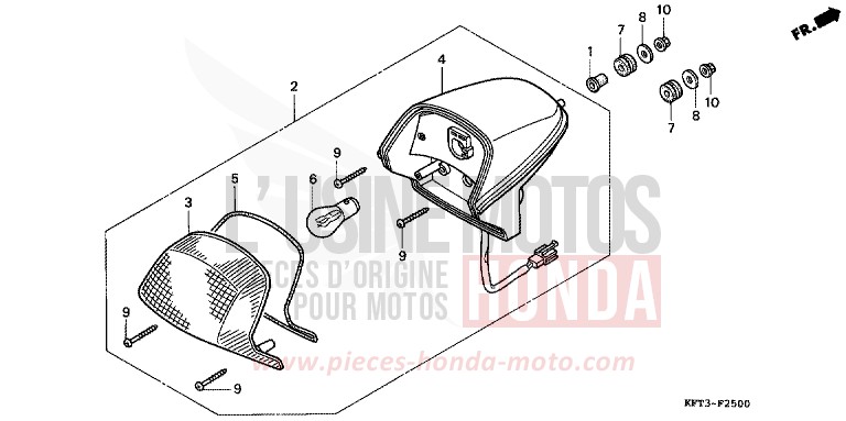 FEU ARRIERE for   from 