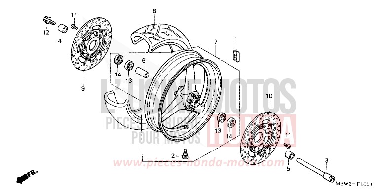 ROUE AVANT (2) for   from 