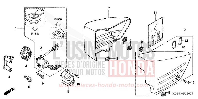 COUVERCLE LATERAL for   from 