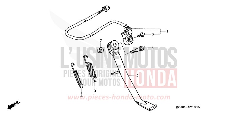 CAVALLETTO LATERALE per   del 