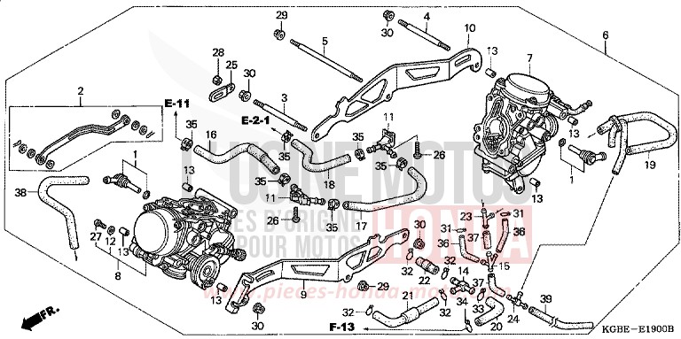 CARBURATEUR (ENS.) (VT125C1/3) (VT125C21) for   from 