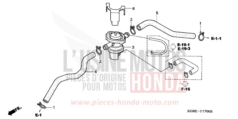 COMMANDE INJECTION D'AIR SOUPAPE for   from 
