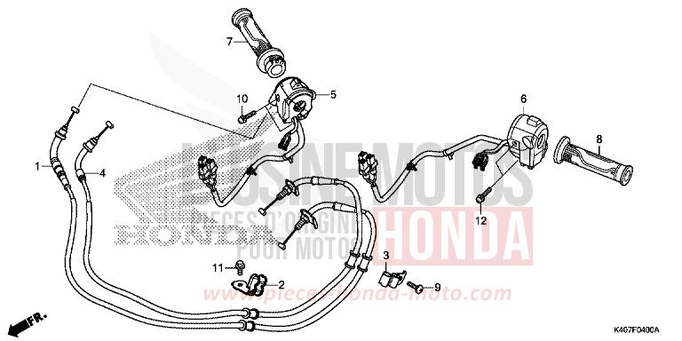 SWITCH/CABLE for NSS125AD MAT PEARL COOL WHITE (NHB44B) from 2016