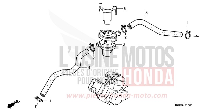 COMMANDE INJECTION D'AIR SOUPAPE for   from 