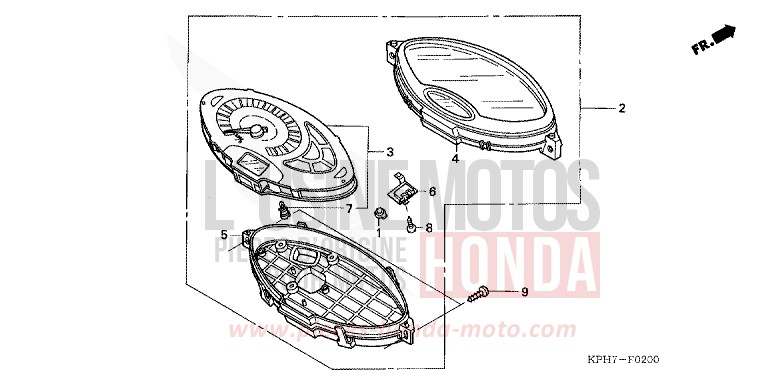METER (1) for Innova MILLENNIUM RED (R263) from 2005