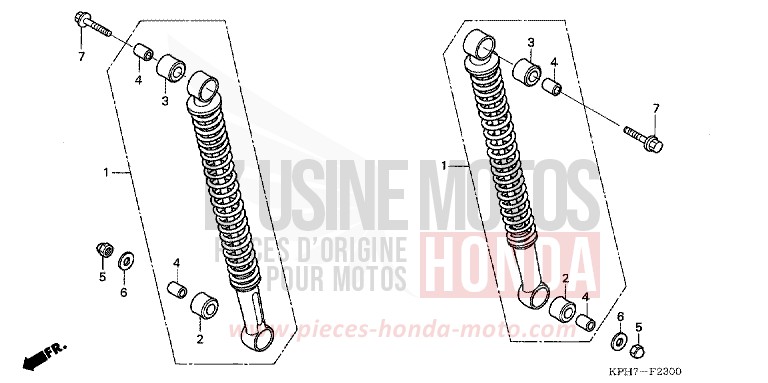 REAR CUSHION for Innova ASTEROID BLACK METALLIC (NHA35) from 2007