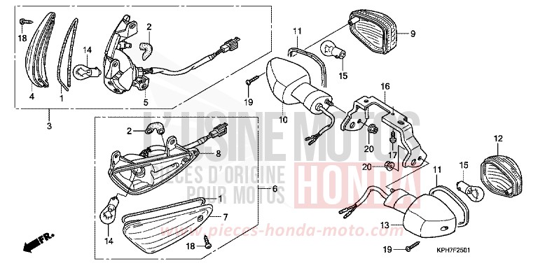 WINKER (2) for Innova ASTEROID BLACK METALLIC (NHA35) from 2007