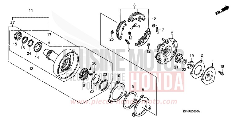ONE WAY CLUTCH for Innova CANDY CARIBBEAN BLUE SEA (B189) from 2007