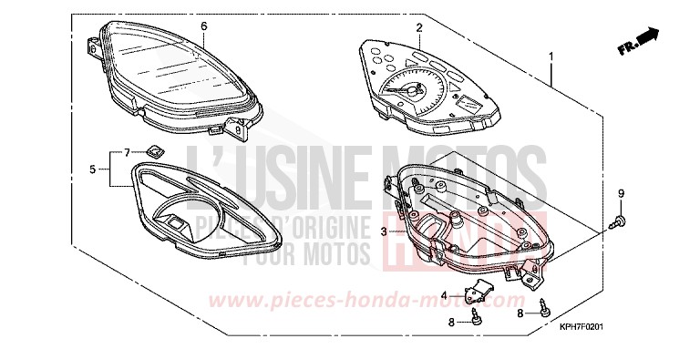 METER (2) for Innova FORCE SILVER METALLIC (NH411B) from 2007