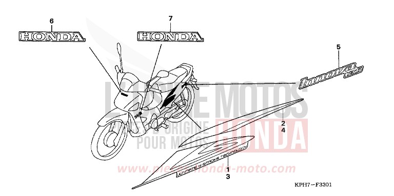 RAYURE/MARQUE (ANF125T5/T6) for   from 