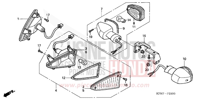 WINKER (1) for Innova ASTEROID BLACK METALLIC (NHA35) from 2006