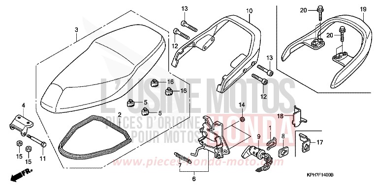 SEAT for Innova CANDY LIGHTNING BLUE (PB325) from 2006
