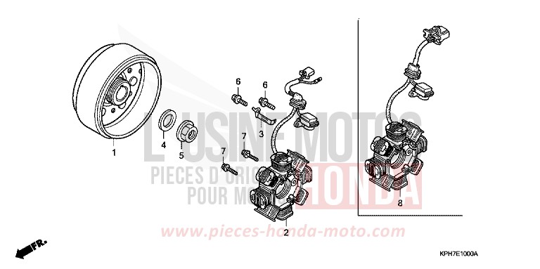 GENERATOR for Innova MILLENNIUM RED (R263) from 2006