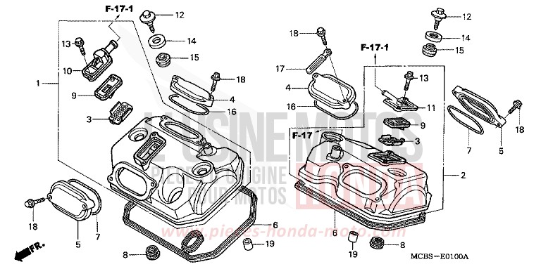 COUVERCLE DE CULASSE for   from 