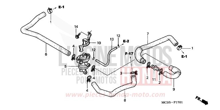 COMMANDE INJECTION D'AIR SOUPAPE for   from 