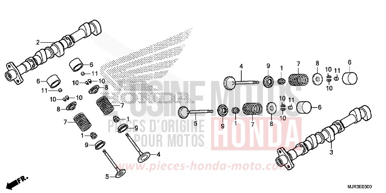 ARBRE A CAMES/SOUPAPE for   from 