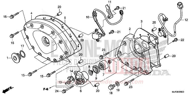 GAINE DE PROTECTION AVANT/COUVERCLE BOITE VITESSES for   from 