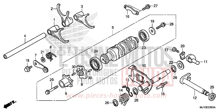 TAMBOUR DE CHANGEMENT/FOURCHETTE DE SELECTION for   from 
