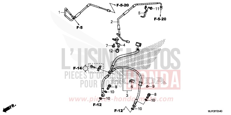 DURITE FREIN AVANT for   from 