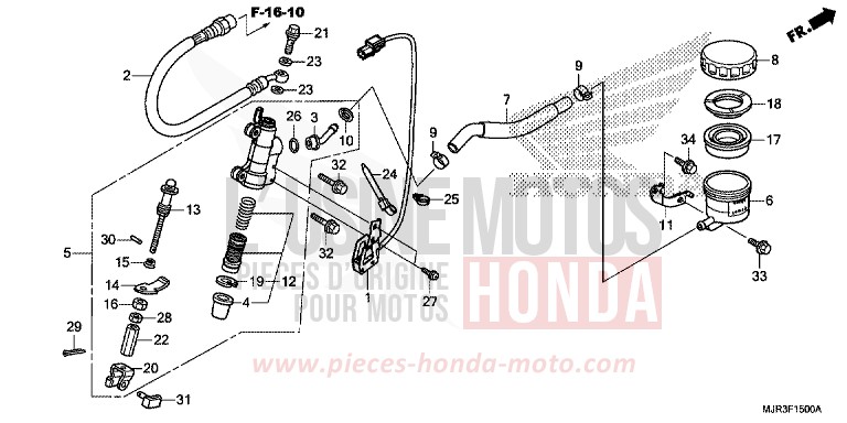 MAÎTRE-CYLINDRE DE FREIN ARRIÈRE for   from 