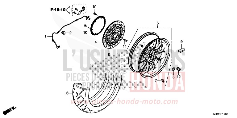 ROUE ARRIERE for   from 