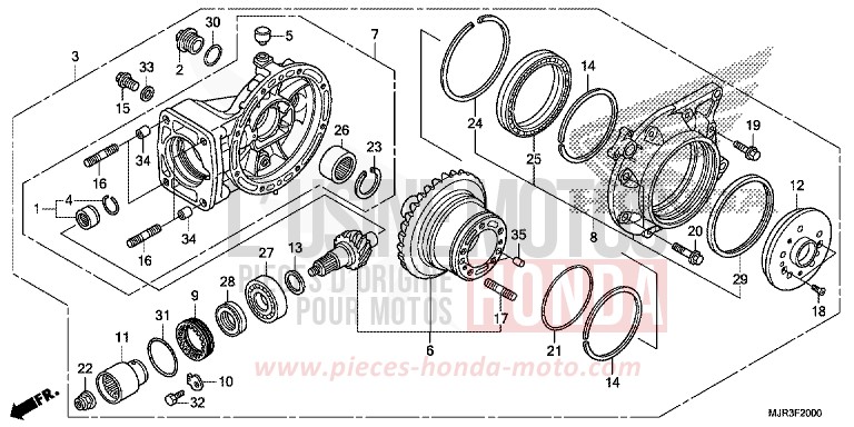 ENGRENAGE MENE DE SORTIE for   from 
