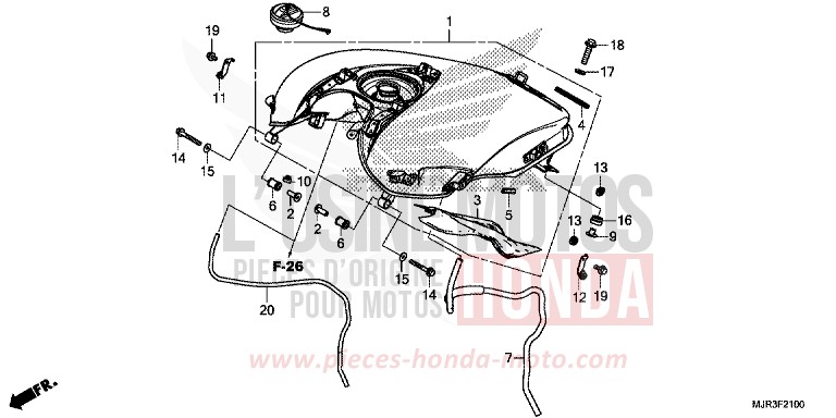 RESERVOIR A CARBURANT for   from 