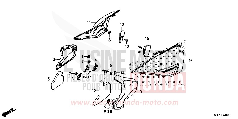 COUVERCLE LATERAL for   from 