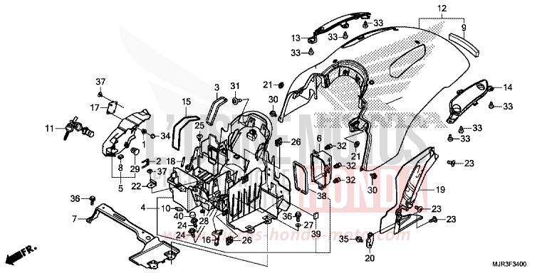 GARDE-BOUE ARRIERE for   from 