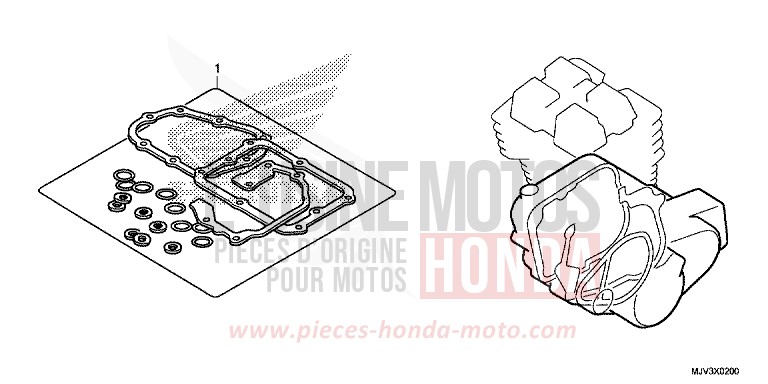 GASKET KIT B for CBR500R ROSS WHITE (NH196) from 2015