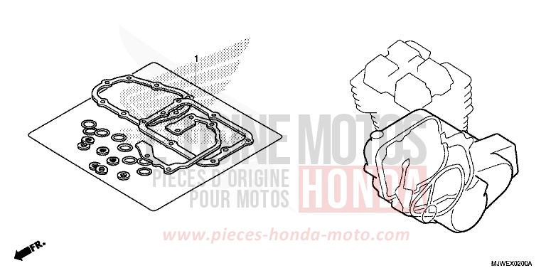 GASKET KIT B for CBR500R LEMON ICE YELLOW (Y196) from 2016