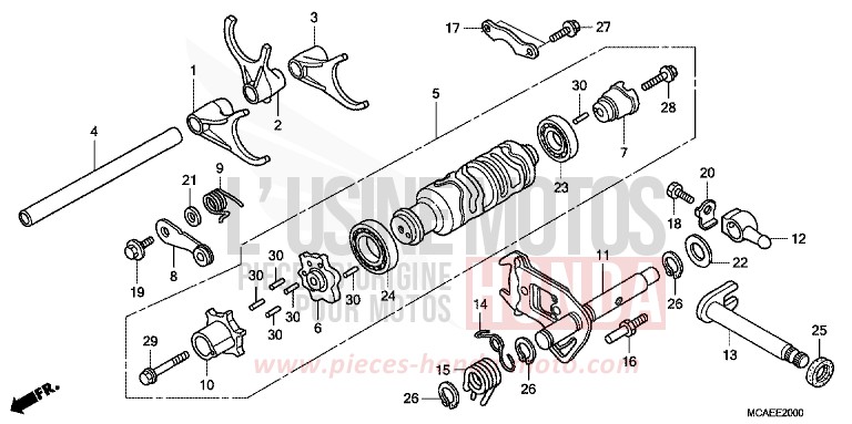 BARILLET DE SELECTION/FOURCHETTE DE SELECTION for   from 