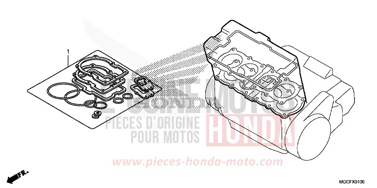 GASKET KIT A for CB1100 DARKNESS BLACK METALLIC (NH463) from 2019