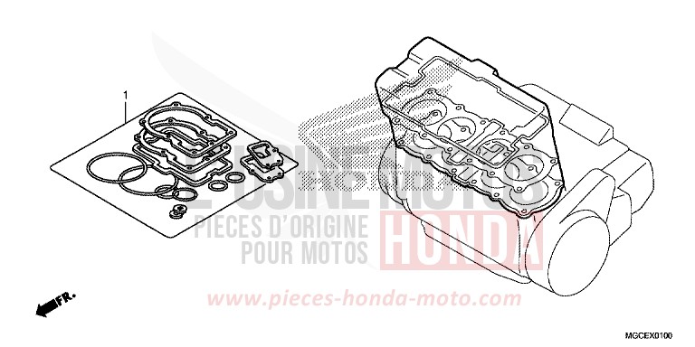 GASKET KIT A for CB1100 CANDY ALIZARIN RED (R345) from 2014